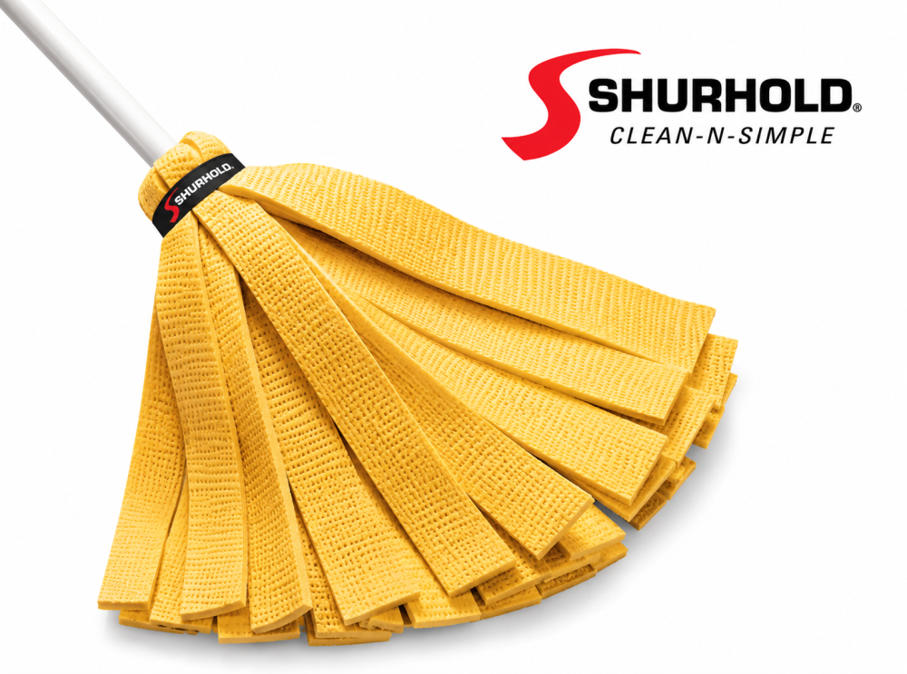 SHURHOLD 2116 Mocio completo di manico Wave Mop  XL cm152